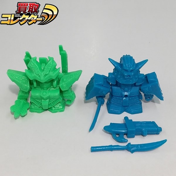 ハイグレード SDガンダム ガン消し 農丸頑駄無 青 三代目大将軍 緑