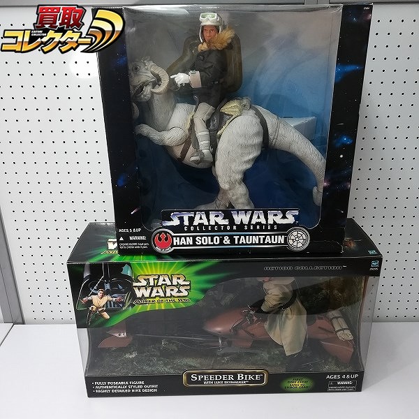 STAR WARS 12インチ ハズブロ スピーダーバイク with ルーク・スカイウォーカー ケナー ハンソロ&トーントーン