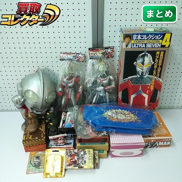 京本コレクション ウルトラセブン ウルトラマン貯金箱 ウルトラマンネクサス ビッグサイズソフビフィギュア 他