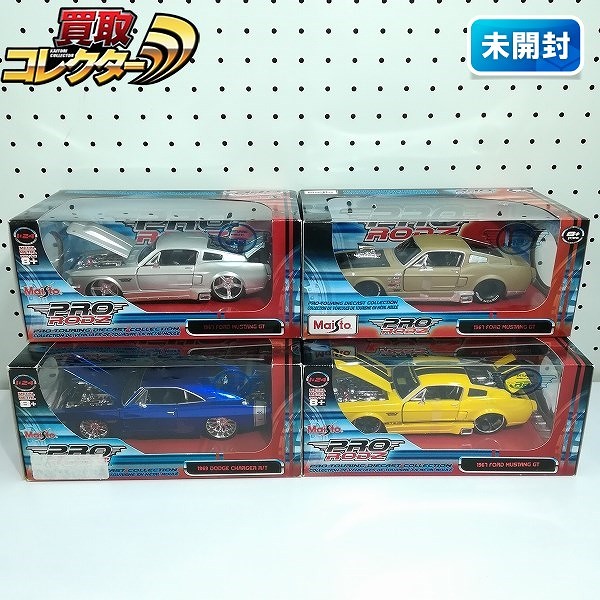 マイスト 1/24 フォードマスタングGT 1967 ダッジチャージャーR/T 1969