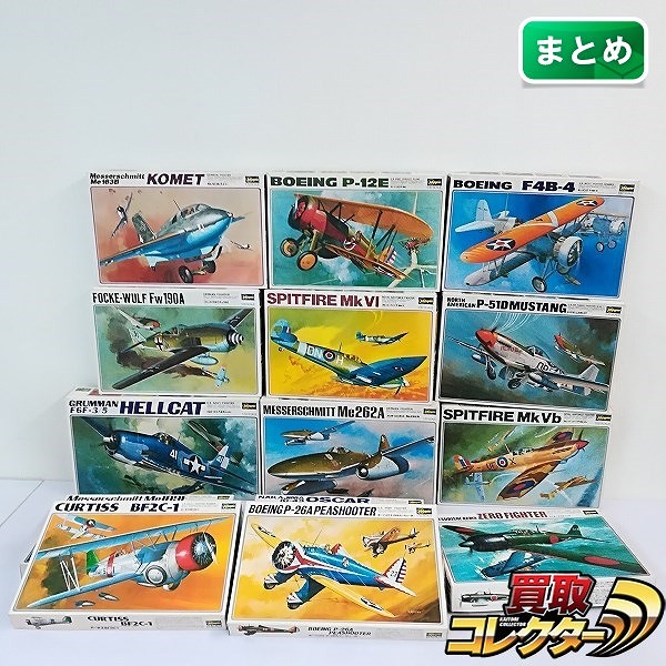 ハセガワ 1/32 カーチス BF 2C-1 ボーイング P-12E メッサーシュミット Me262A 他