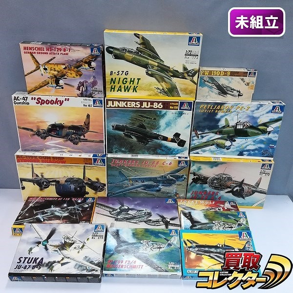 イタレリ 1/72 ガンシップ AC-47 スプーキー B-57 ナイトホーク フォッケウルフ Bf190D-9 他