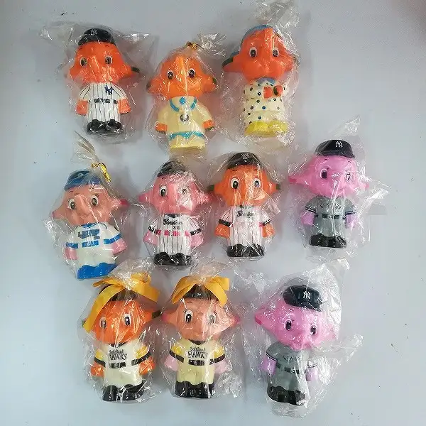 佐藤製薬サトちゃんサトコちゃんアドベンチャー/探検シリーズ未開封5点セット 買取】佐藤製薬 サトちゃん サトコちゃん 貯金箱 ジャイアンツ MLB