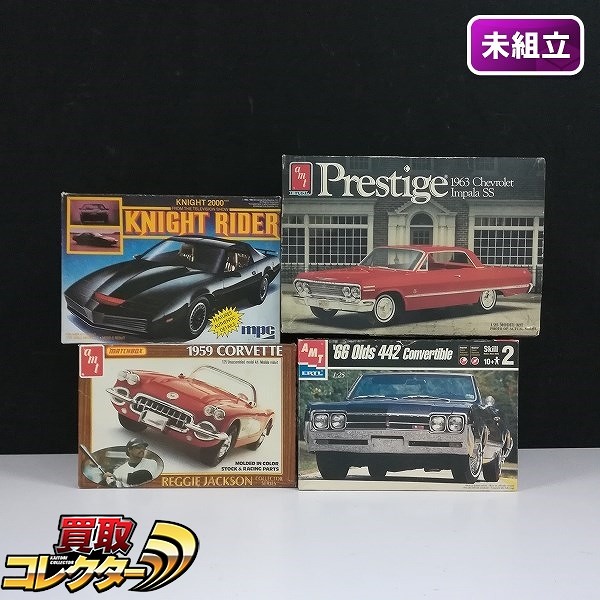 amt 1/25 1959 コルベット プレステージ 1963 シボレーインパラSS mpc 1/25 ナイトライダー 他