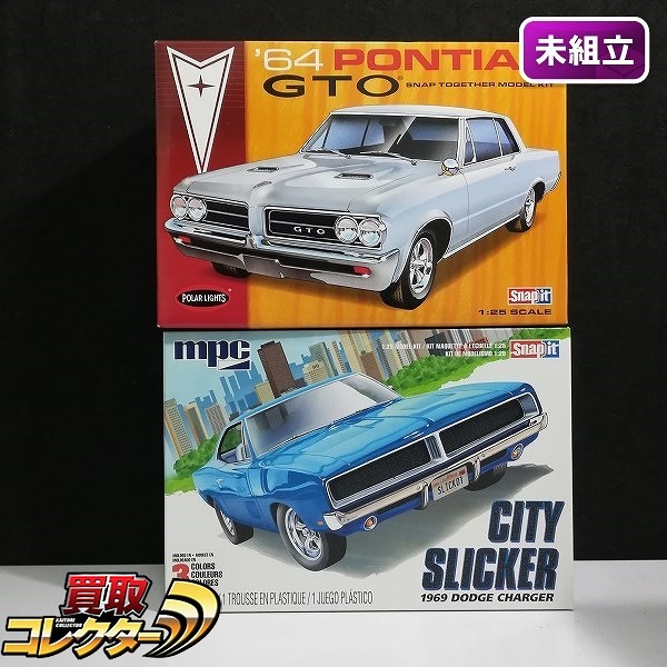 mpc 1/25 ダッジチャージャー シティスリッカー ポーラライツ 1/25 '64 ポンティアックGTO
