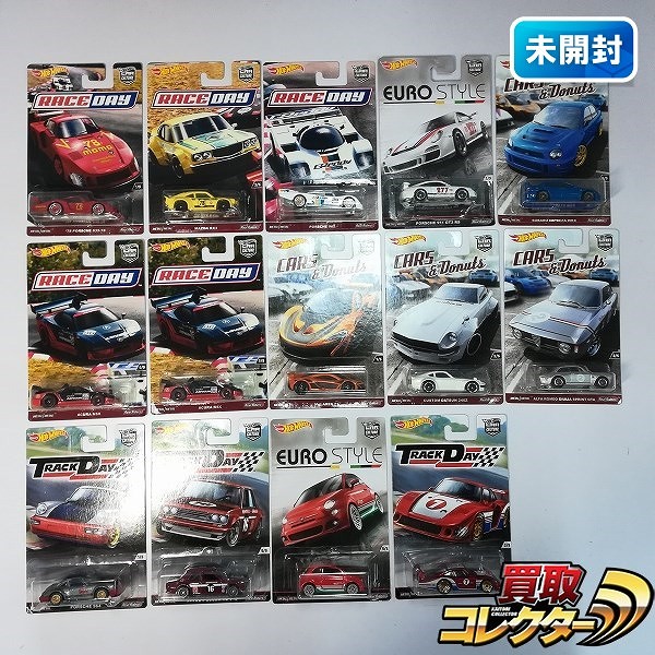 ホットウィール EURO STYLE ポルシェ911 GT3 RS CARS&Dounts アルファロメオ ジュリア スプリント GTA 他