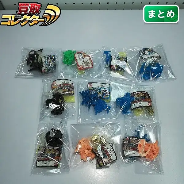 ガン消し　魔術師エックス ガン消し 魔術士エックス パーツ完備 SDガンダム聖伝 武者 騎士 セット
