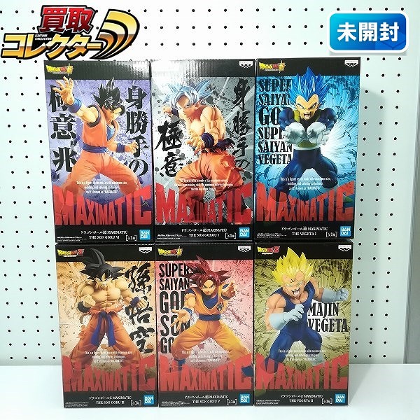 ドラゴンボール MAXIMATIC 孫悟空 身勝手の極意 兆 魔人ベジータ 超サイヤ人ゴッド超サイヤ人ベジータ 他