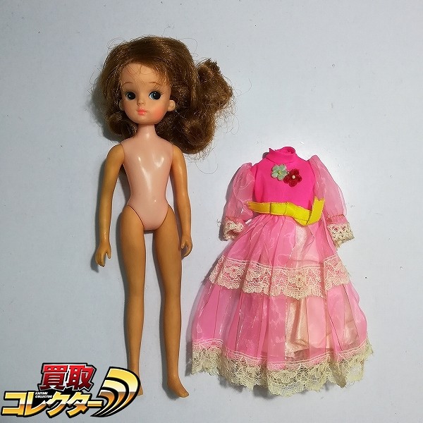 旧タカラ 初代 リカちゃん 両腕 両足 連動 タイプ おへそ有