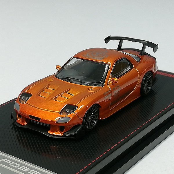 買取】イグニッションモデル 1/64 マツダ RX-7 FD3S RE雨宮 オレンジメタリック ブルーメタリック | ミニカー 国内メーカー |  実績価格【買取コレクター】