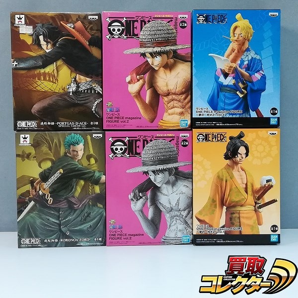 ONE PIECE magazine FIGURE vol.2 ルフィ 全2種 夢の一枚 #2 vol.1 エース vol.2 サボ 造形物語 ゾロ 他