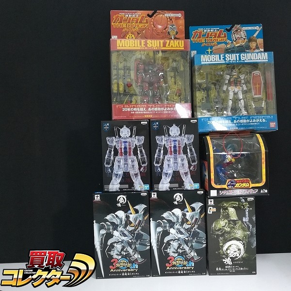 ガンダム ジ・オリジン アクションフィギュア ガンダム シャア専用ザク 豪塊 騎士ガンダム 他