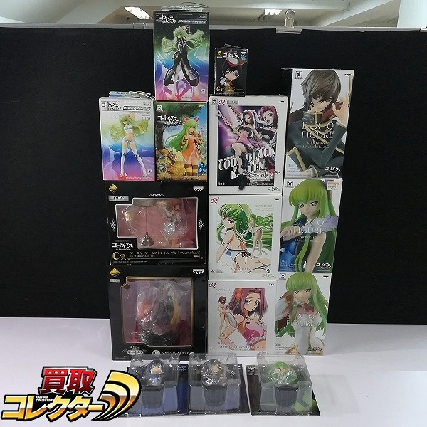 コードギアス SQフィギュア C.C. 紅月カレン EXQフィギュア C.C. ルルーシュ Ver.2 他