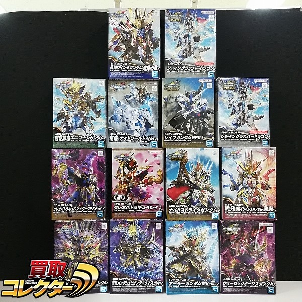 SDガンダムワールド ヒーローズ ナイトストライクガンダム ウォーロックイージスガンダム 龍尊劉備ユニコーンガンダム 他