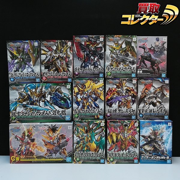 SDガンダム 三国創傑伝 炎皇張飛ゴッドガンダム 武聖関羽雲長νガンダム SDガンダムワールド ヒーローズ アーサーガンダムMk-III 他