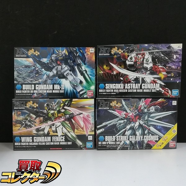 HG 1/144 ビルドガンダムMk-II 戦国アストレイ頑駄無 ウイングガンダムフェニーチェ ビルドストライクギャラクシーコスモス