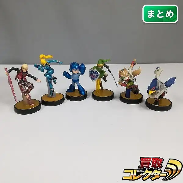 買取】amiibo アミーボ 大乱闘スマッシュブラザーズ ロックマン リンク