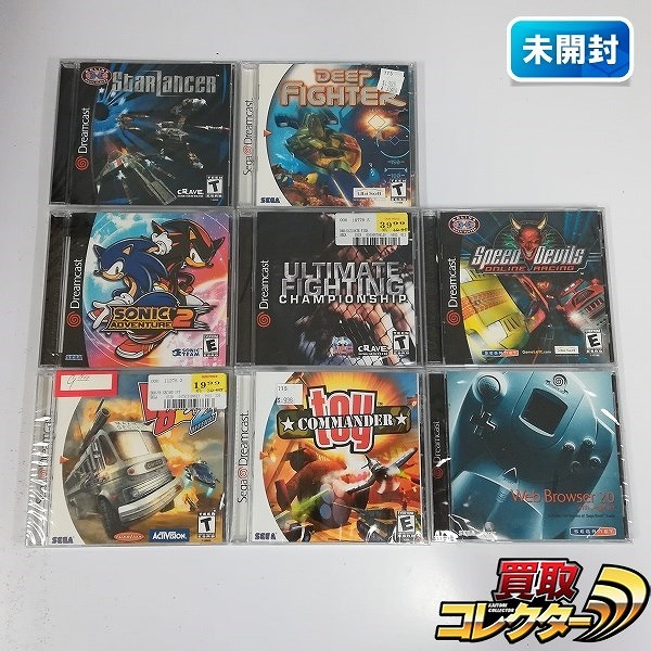 ドリームキャスト 北米版 ソフト STAR LANCER DEEP FIGHTER SONIC ADVENTURE2 他