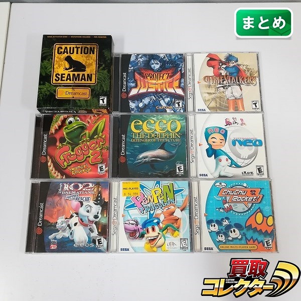 ドリームキャスト 北米版 ソフト PROJECT JUSTICE SEAMAN TIME STALKERS 他