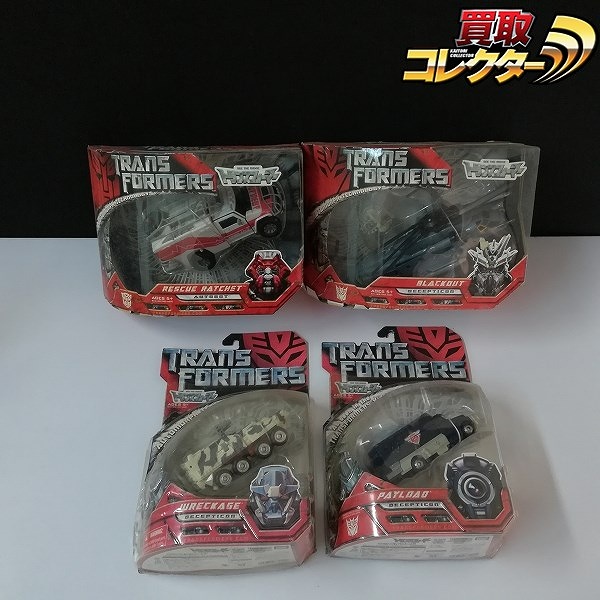 タカラトミー トランスフォーマー ムービー MA-16 レスキューラチェット MD-17 ペイロード MD-10 レッケージ MD-01 ブラックアウト