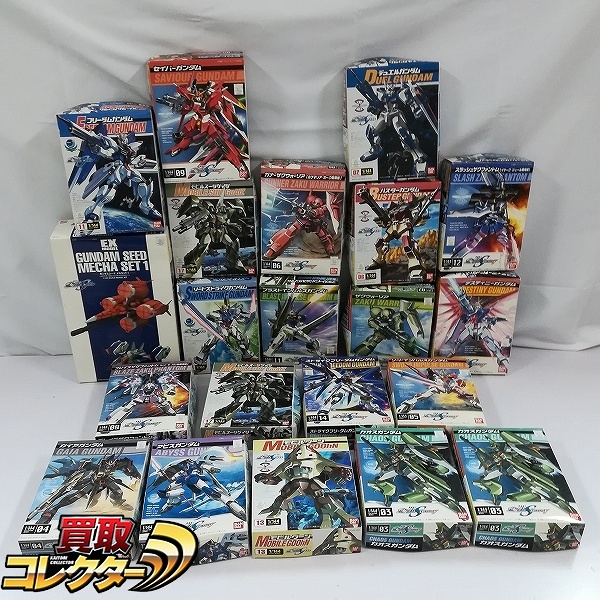 EXモデル ガンダムシード メカセット1 1/144 フリーダムガンダム デスティニーガンダム セイバーガンダム 他