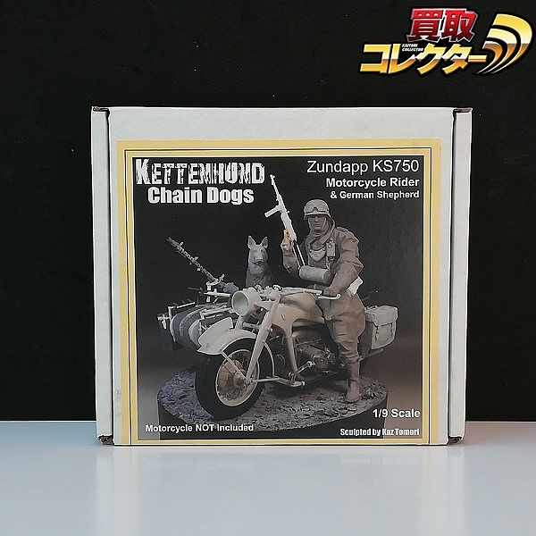 MODEL CELLAR 1/9 レジンキット KETTENHUND Chain Dogs ツェンダップKS750のライダーとシェパード犬