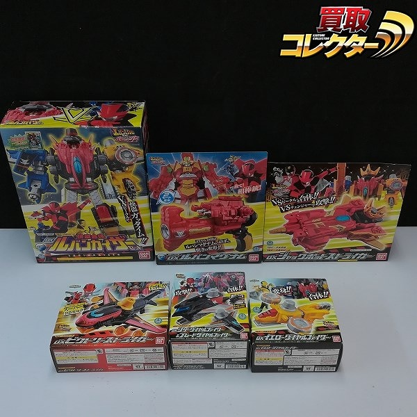 快盗戦隊ルパンレンジャーVS警察戦隊パトレンジャー DXルパンカイザー DXジャックポットストライカー DXイエローダイヤルファイター 他