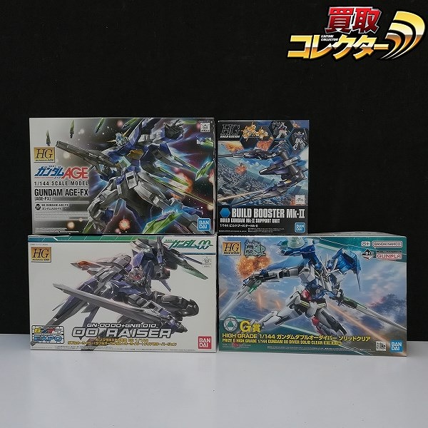 バンダイ HG 1/144 ガンダムAGE-FX ガンダムダブルオーダイバー ソリッドクリア 他