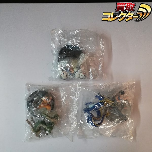 ドラゴンボール ファンタスティックアーツ 1.ブルマ＆孫悟空 2.孫悟空＆神龍 4.孫悟空＆神龍