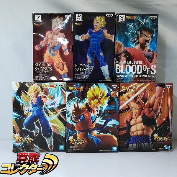 ドラゴンボールレジェンズコラボ ベジット ゴジータ 孫悟飯 BLOOD OF SAIYANS ベジータ 孫悟空