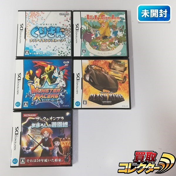 ニンテンドーDS ソフト くりきん ナノアイランドストーリー リヴリーガーデン モンスターレーサー 他