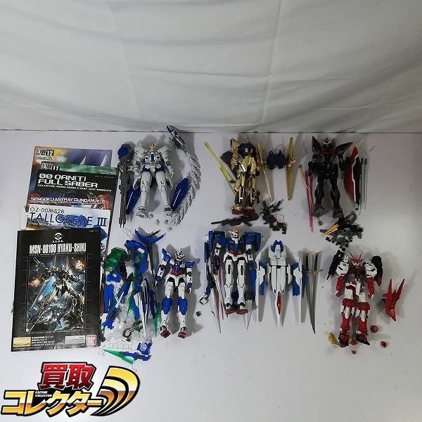 MG 1/100 ダブルオークアンタ フルセイバー 百式 Ver.2.0 戦国アストレイ頑駄無 他