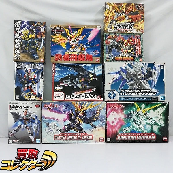 BB戦士 Hi-νガンダム スペシャルコーティング ユニコーンガンダム グリーンフレーム 武者飛駆鳥 他