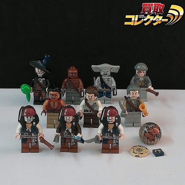 LEGO レゴ ミニフィグ パイレーツ・オブ・カリビアン バルボッサ マッカス ビル・ターナー 他