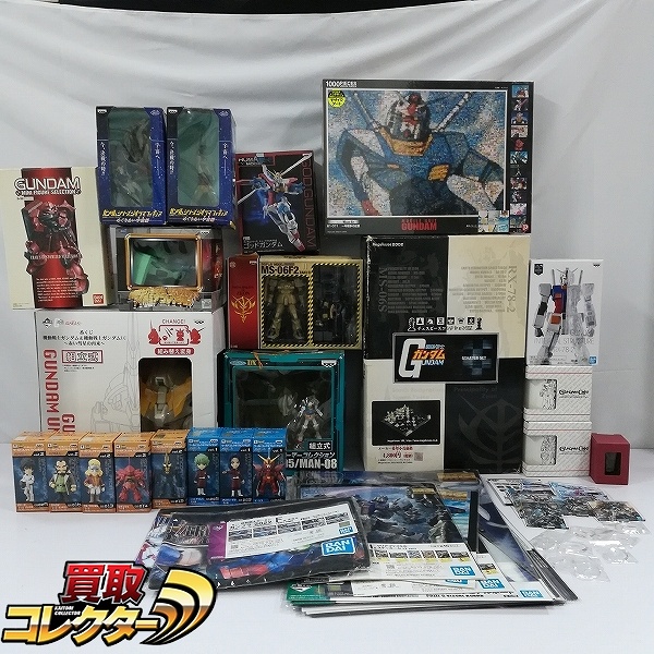 ガンダム シリーズ モザイクアート ジグソーパズル 1000ピース チェスピースコレクションDX 一番くじ ユニコーンガンダムヘッドディスプレイ賞 他