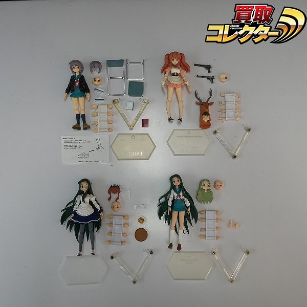 マックスファクトリー figma 涼宮ハルヒの憂鬱 036 朝比奈みくる 戦うウェイトレスver. 037 鶴屋さん 文化祭メイドver. 他