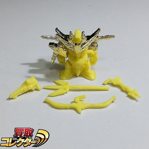ガン消し SDガンダムR 004 R-49 武者頑星刃 黄 金メッキプラパーツ