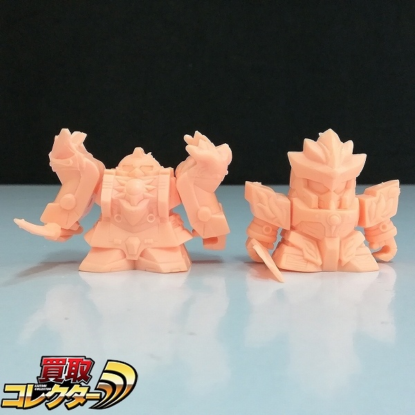ガン消し SDガンダム外伝 機甲神伝説 運命の三騎士 機甲神ギガンティス 機甲神マーキュリアス ペールオレンジ