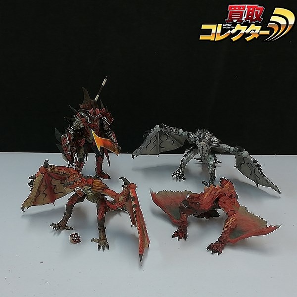 海洋堂 リボルテック モンスターハンター ハンター男剣士 レウスシリーズ リオレウス 他