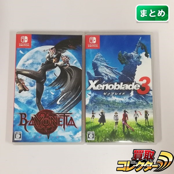 Nintendo Switch ソフト ベヨネッタ ゼノブレイド3 計2点