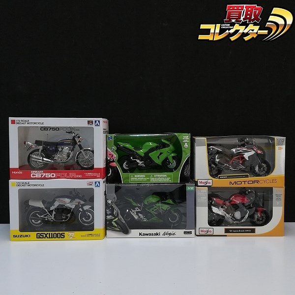 アオシマ 1/12 スズキ GSX1100S カタナ アオシマ 1/12 ドゥカティ ハイパーモーターSP 他