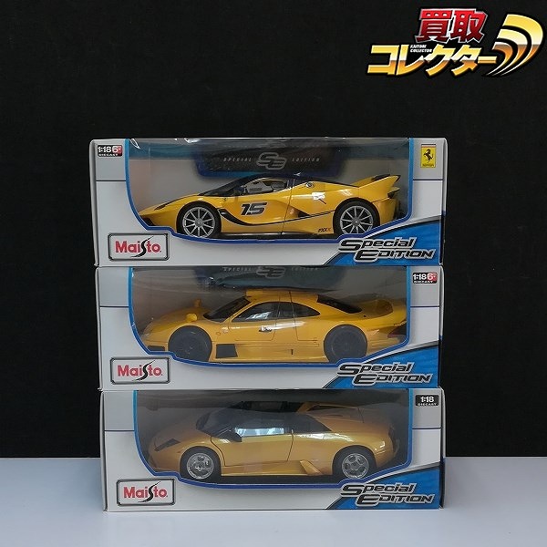 マイスト Special EDITION 1/18 フェラーリ FXX K ランボルギーニ ムルシエラゴ ロードスター メルセデスベンツ CLK-GTR ストリートVer.