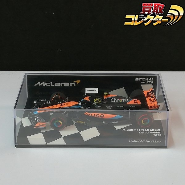 ミニチャンプス 1/43 マクラーレン F1 チーム MCL60 #4 L.ノリス 2023