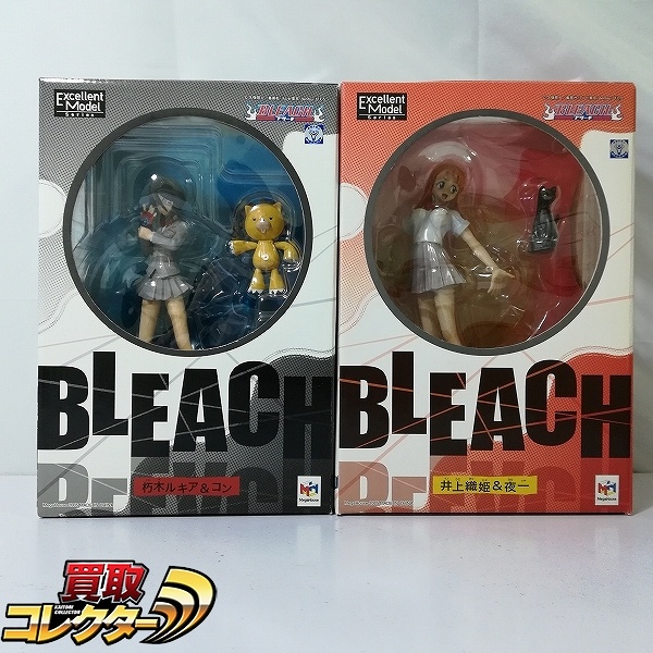 メガハウス エクセレントモデル BLEACH 井上織姫＆夜一 朽木ルキア＆コン