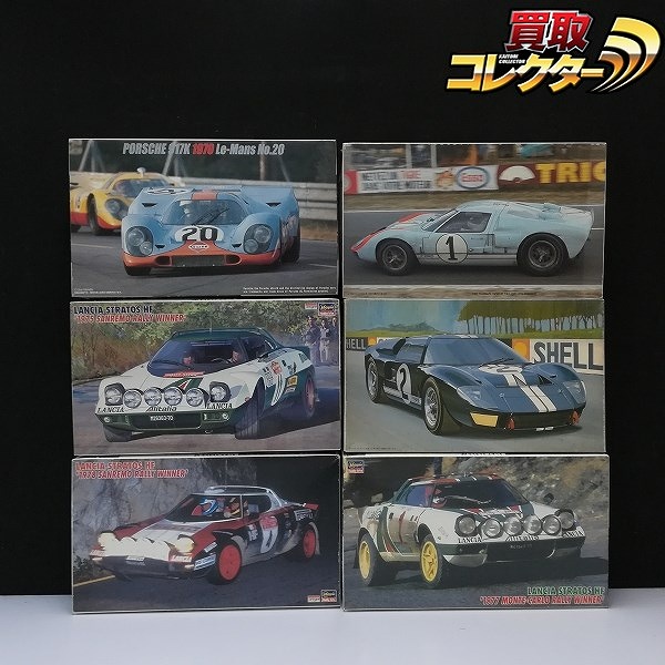 フジミ 1/24 フォード GT40 マークII ハセガワ 1/24 ランチア・ストラトス HF 1977 モンテカルロ ラリー ウィナー 他