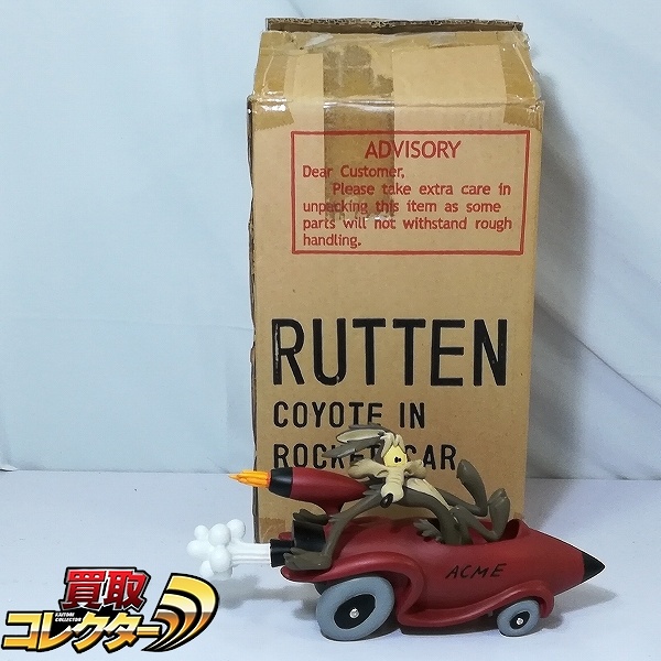 RUTTEN ルーニー・テューンズ ワイリー・コヨーテ COYOTE IN ROCKET CAR レジン製 スタチュー