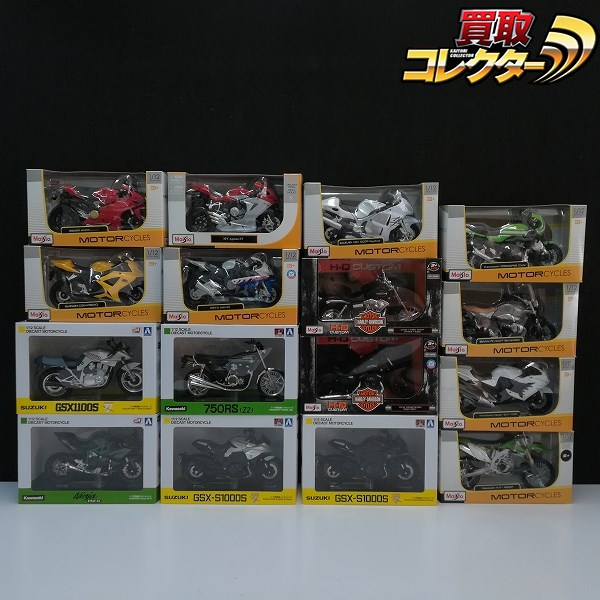 アオシマ 1/12 スズキ GSX 1100S カタナ マイスト 1/12 カワサキ ニンジャ ZX 14R 他