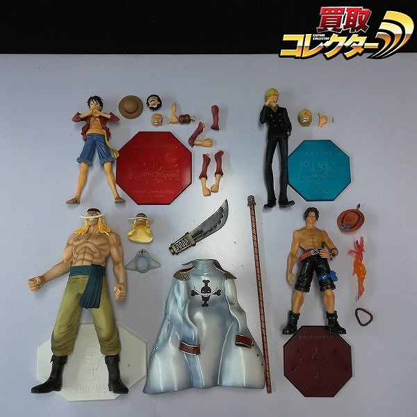 メガハウス ワンピース P.O.P EX 白ひげ Ver.0 P.O.P LIMITED EDITION エース Ver.1.5別注 P.O.P Sailing Again サンジ 他
