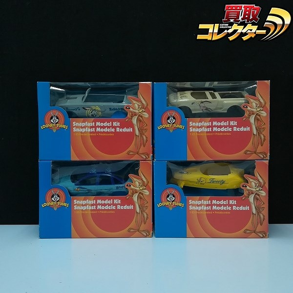 AMT ERTL 1/25 スナップファストモデル ルーニー・テューンズ 4種 ロードランナー ワイリー・コヨーテ 他