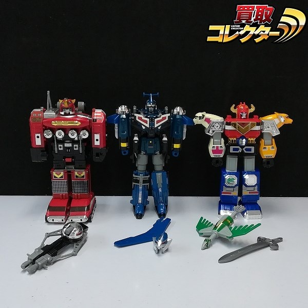 バンダイ 星獣戦隊ギンガマン プラデラ ギンガイオー DX超合金 ギガライノス ギガフェニックス